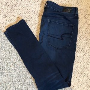 Hi-Rise Dark Denim Jeggins